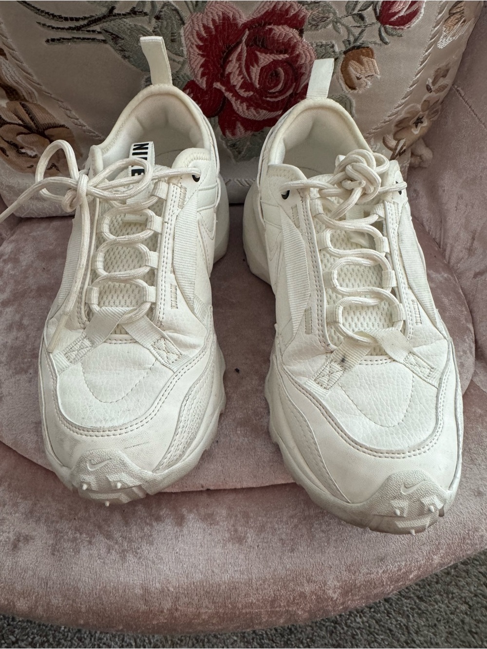 Nike Women’s Off-White Chunky Lace-Up Sneakers